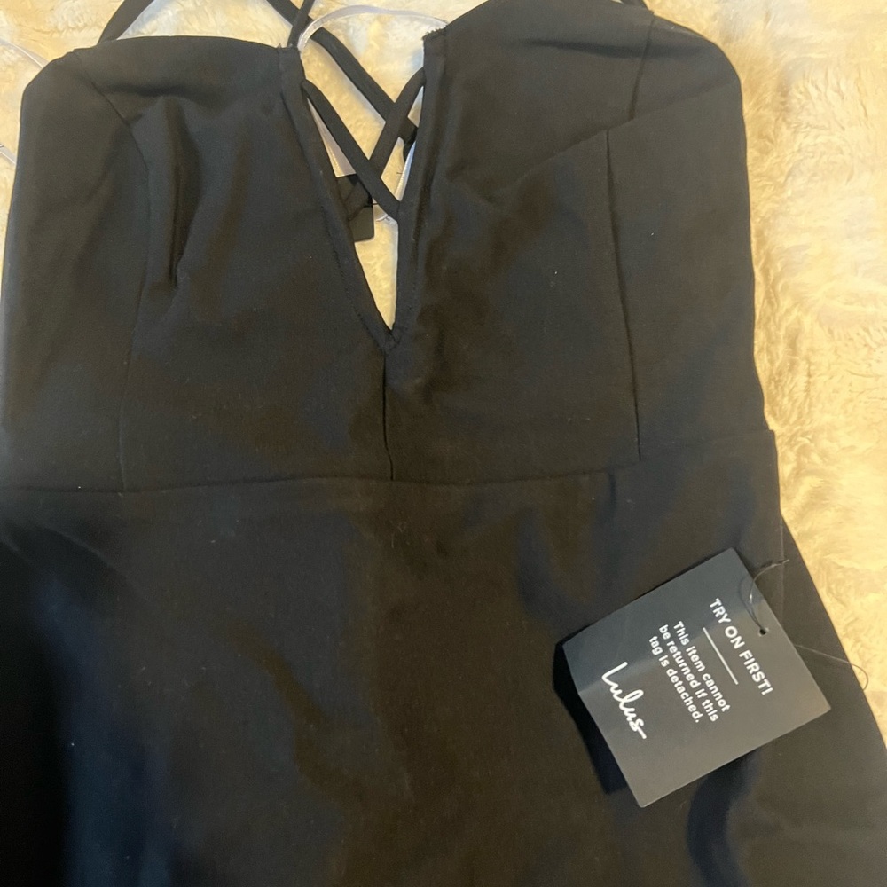 Black never worn with tags mini dress